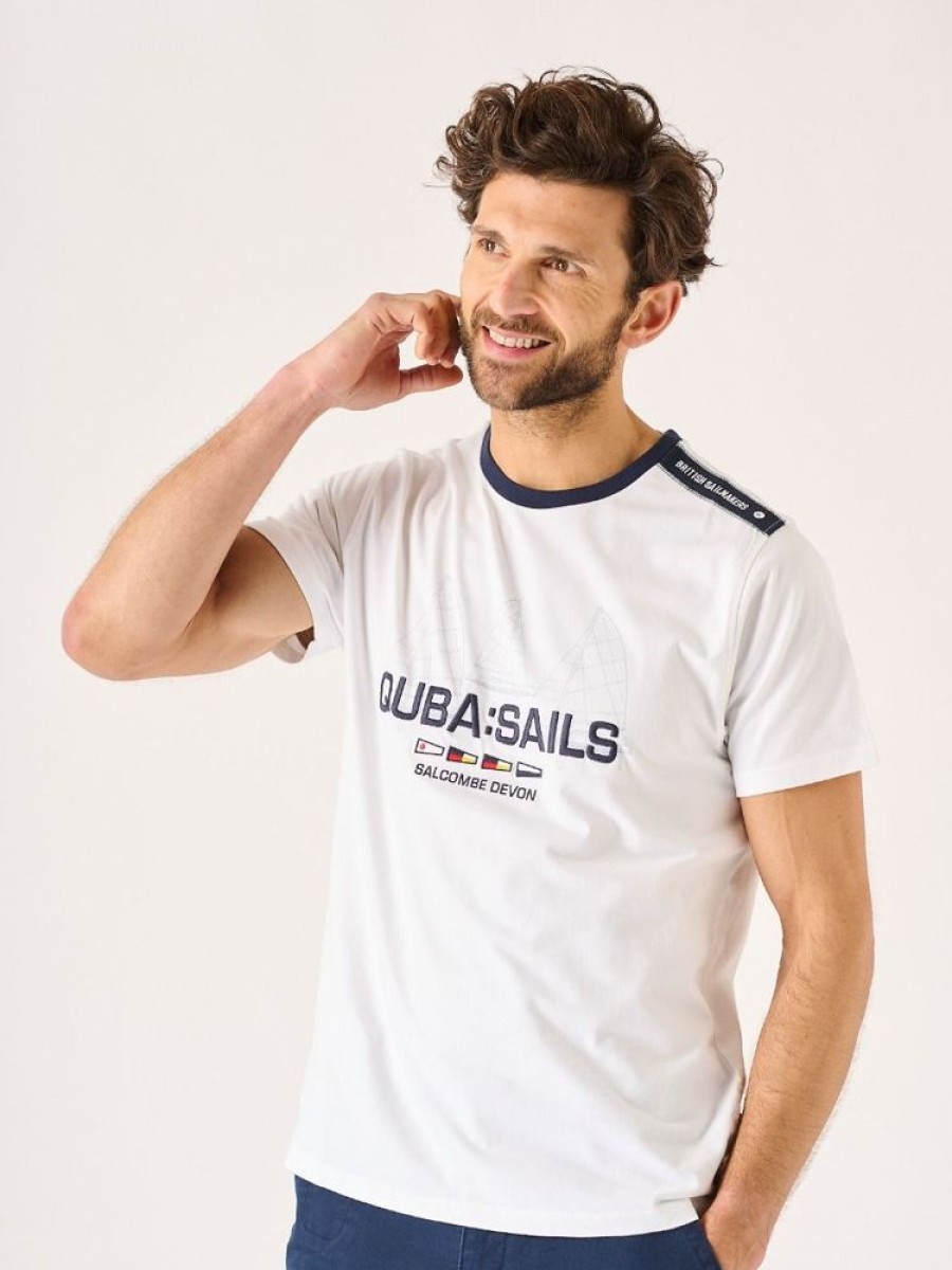 Quba & Co Eban Quba Sails X-Series T-Shirt White Clearance