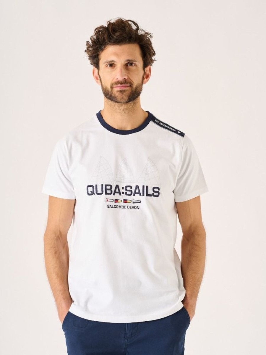 Quba & Co Eban Quba Sails X-Series T-Shirt White Clearance