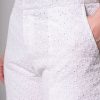 Quba & Co Bethany Broderie Shorts - White Best