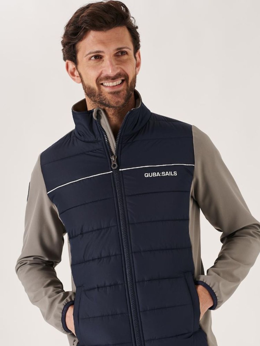 Quba & Co Mexico X-Series Navy And Grey Bonded Jacket Best