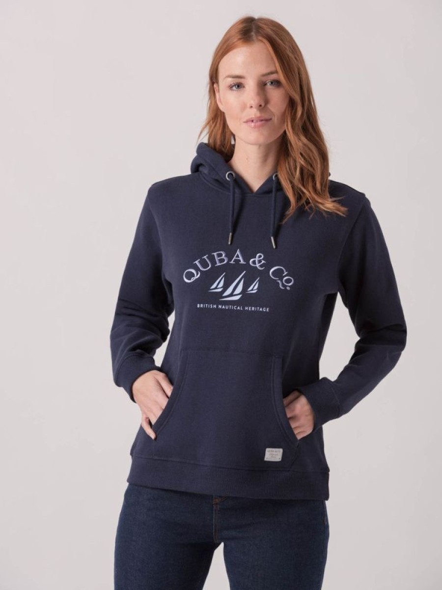 Quba & Co Verbena Logo Hoodie Hot