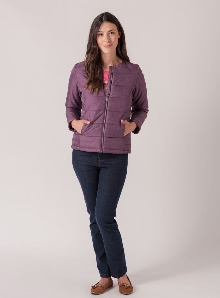 Quba & Co Berit Lightweight Jacket - Purple Berry New