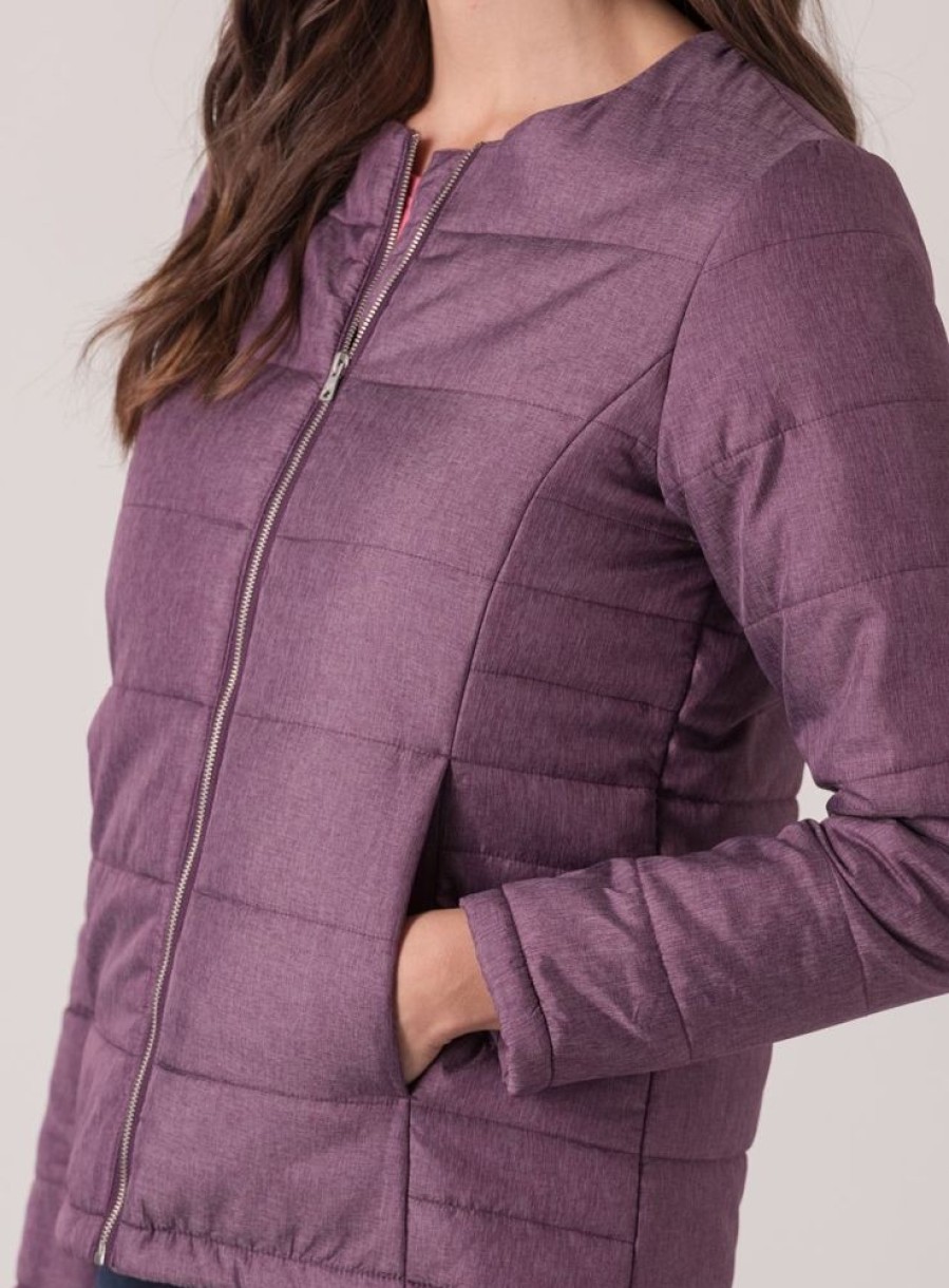 Quba & Co Berit Lightweight Jacket - Purple Berry New