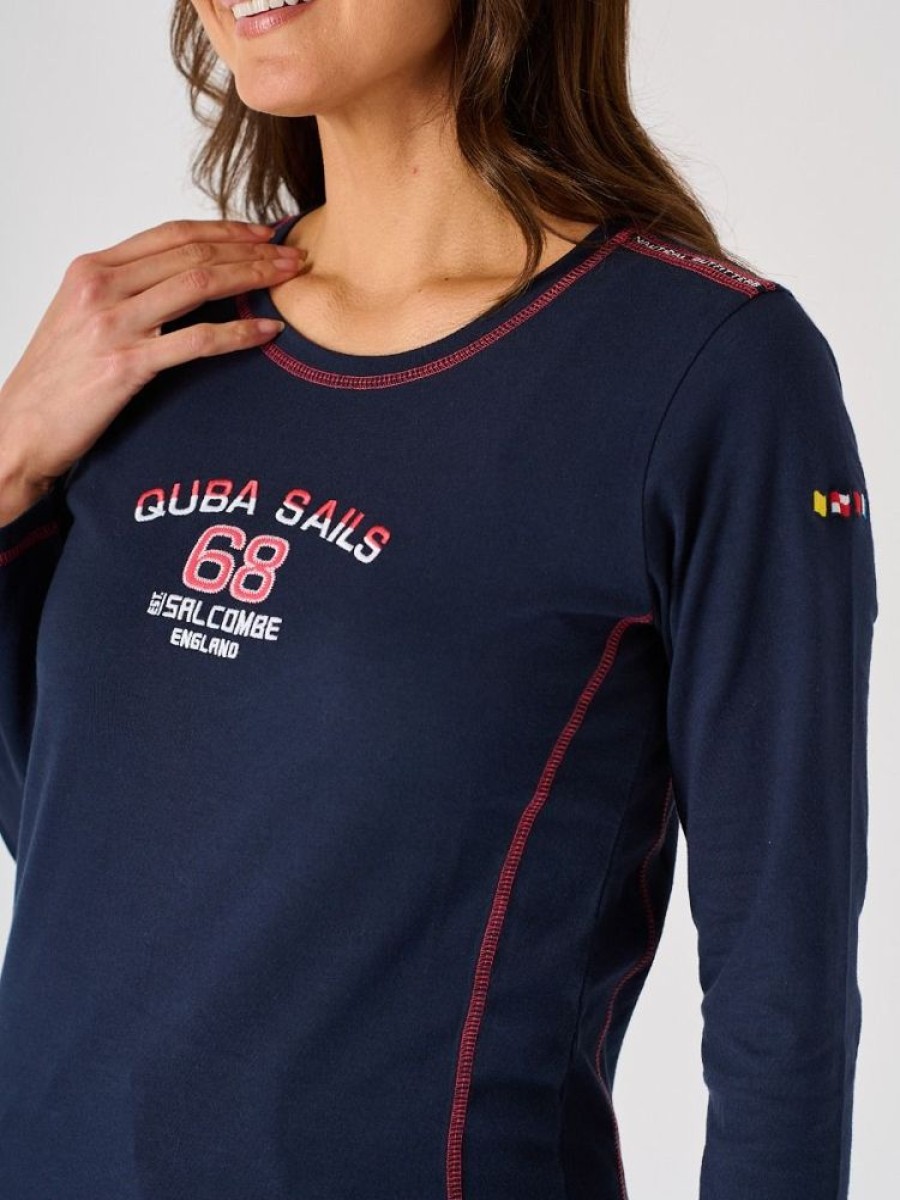 Quba & Co Navy Classic X-Series Long Sleeved T-Shirt - Loons Hot