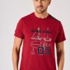 Quba & Co Red X-Series Quba Sails Boat Design T-Shirt - Harrison Hot