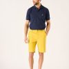 Quba & Co Sanford Chino Shorts Yellow New