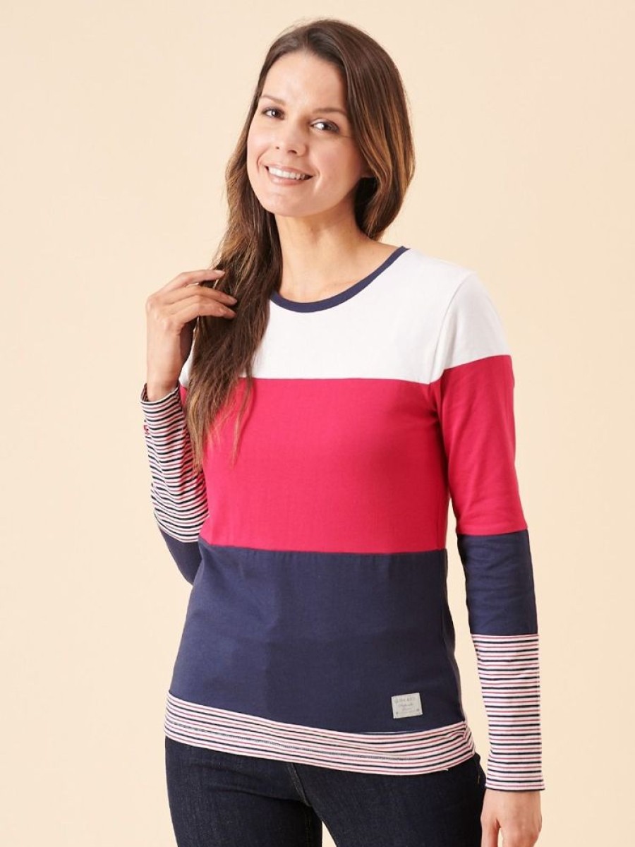 Quba & Co Gamla Multi Layered Multicoloured Long Sleeve T-Shirt Wholesale