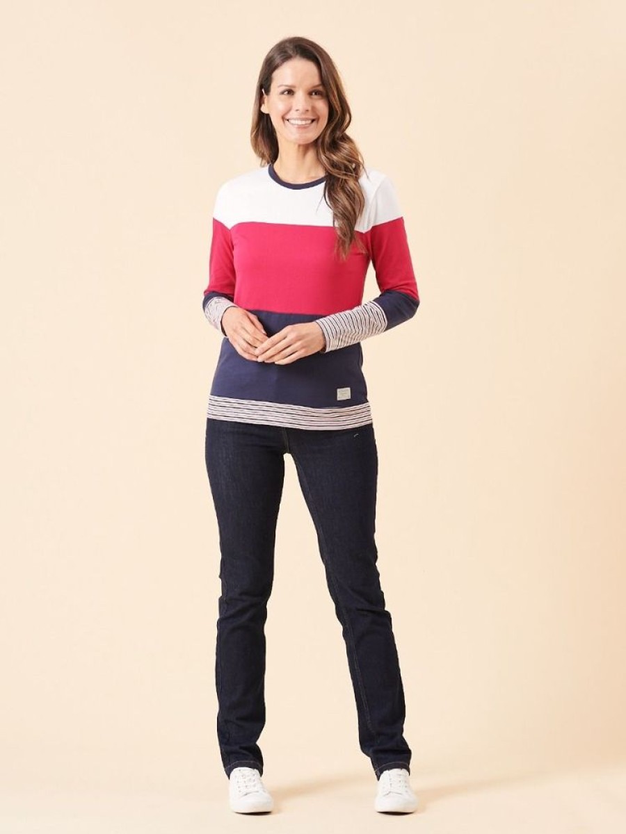 Quba & Co Gamla Multi Layered Multicoloured Long Sleeve T-Shirt Wholesale