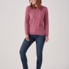 Quba & Co Genevieve Pink Cable Knit Jumper New