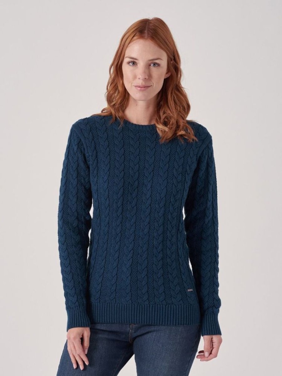 Quba & Co Coralie Cable Knit Jumper Clearance