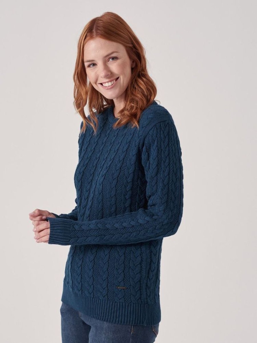 Quba & Co Coralie Cable Knit Jumper Clearance