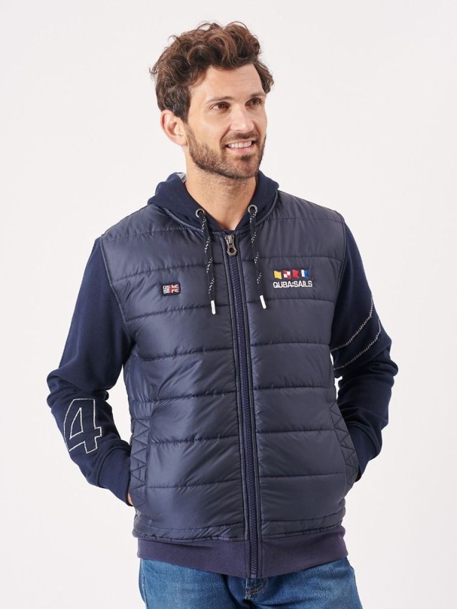 Quba & Co Eriswil X-Series Navy Hooded Jacket New