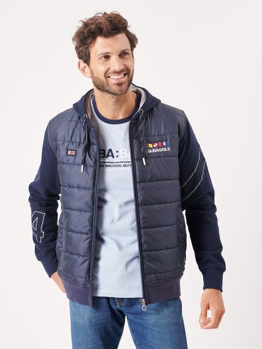 Quba & Co Eriswil X-Series Navy Hooded Jacket New