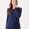 Quba & Co Arbo Navy Peal Stitch Knitted Jumper Best