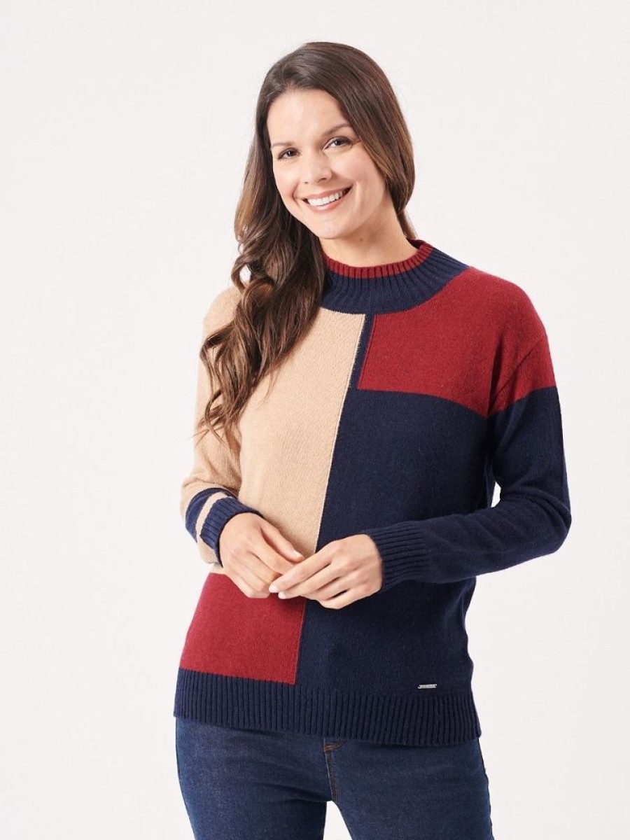 Quba & Co Avesta Multicoloured Block Jumper Best