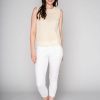 Quba & Co Rosaline Broderie Vest Top Lemon Drop Online