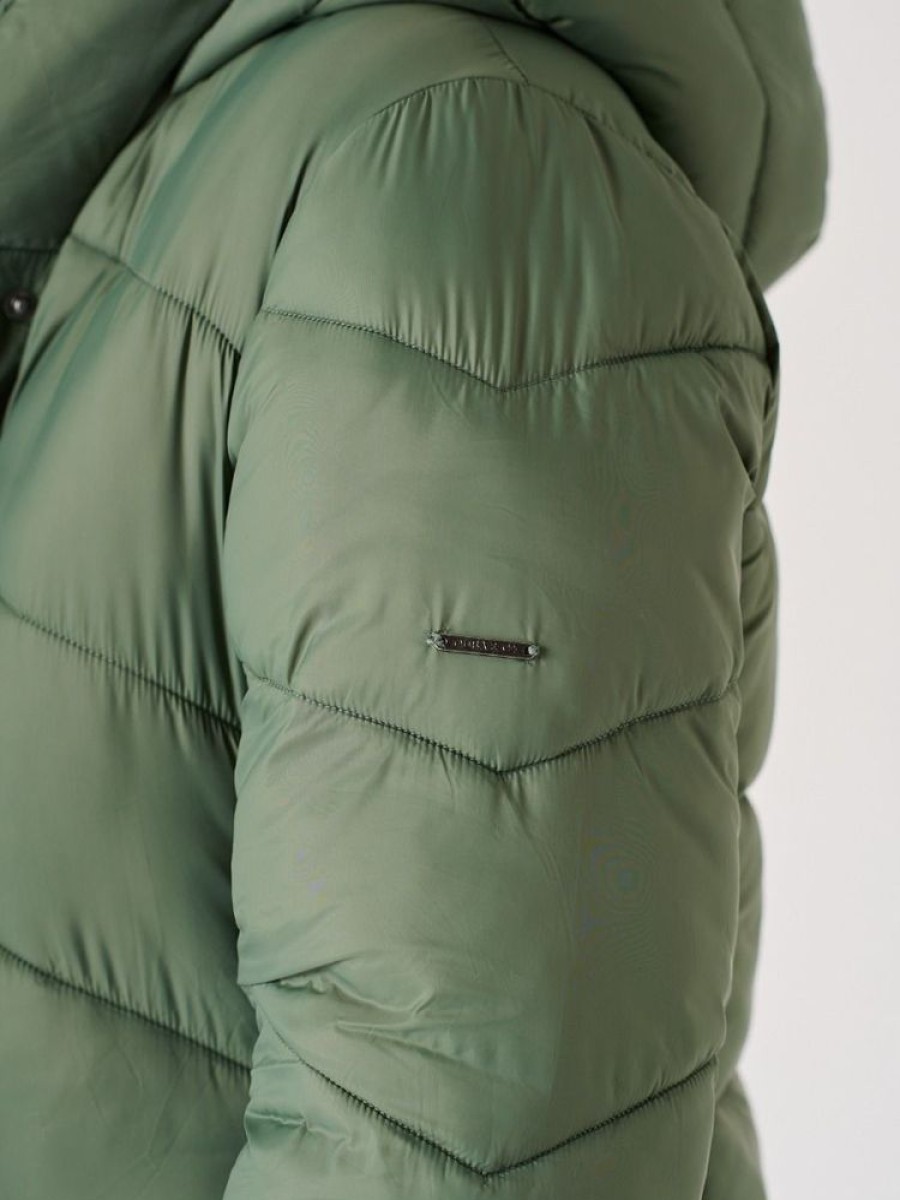 Quba & Co Sage Green Padded Coat - Plover Online