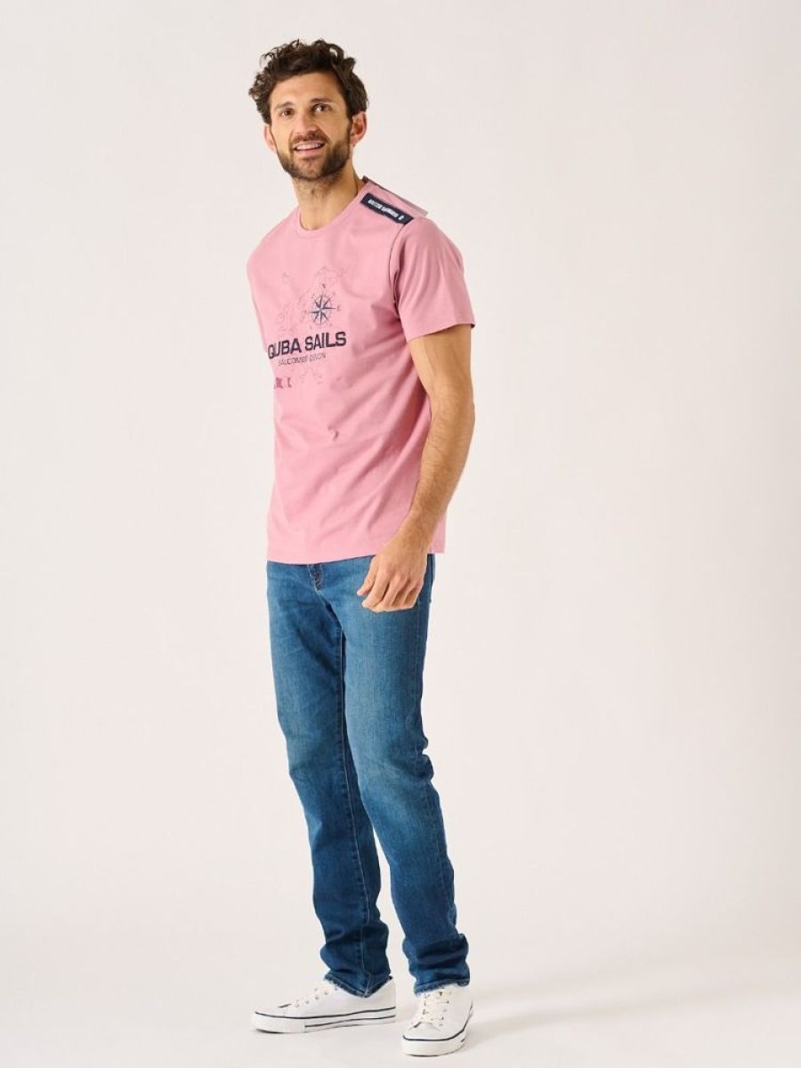 Quba & Co Tring Quba Sails Pink X-Series Graphic T-Shirt Best