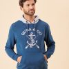 Quba & Co Nidau Blue Quba And Co Logo Hoodie New