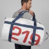 Quba & Co Large Rudder Barrel Bag - White Best