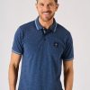 Quba & Co Blue Lifestyle Polo Shirt - Camedo Online