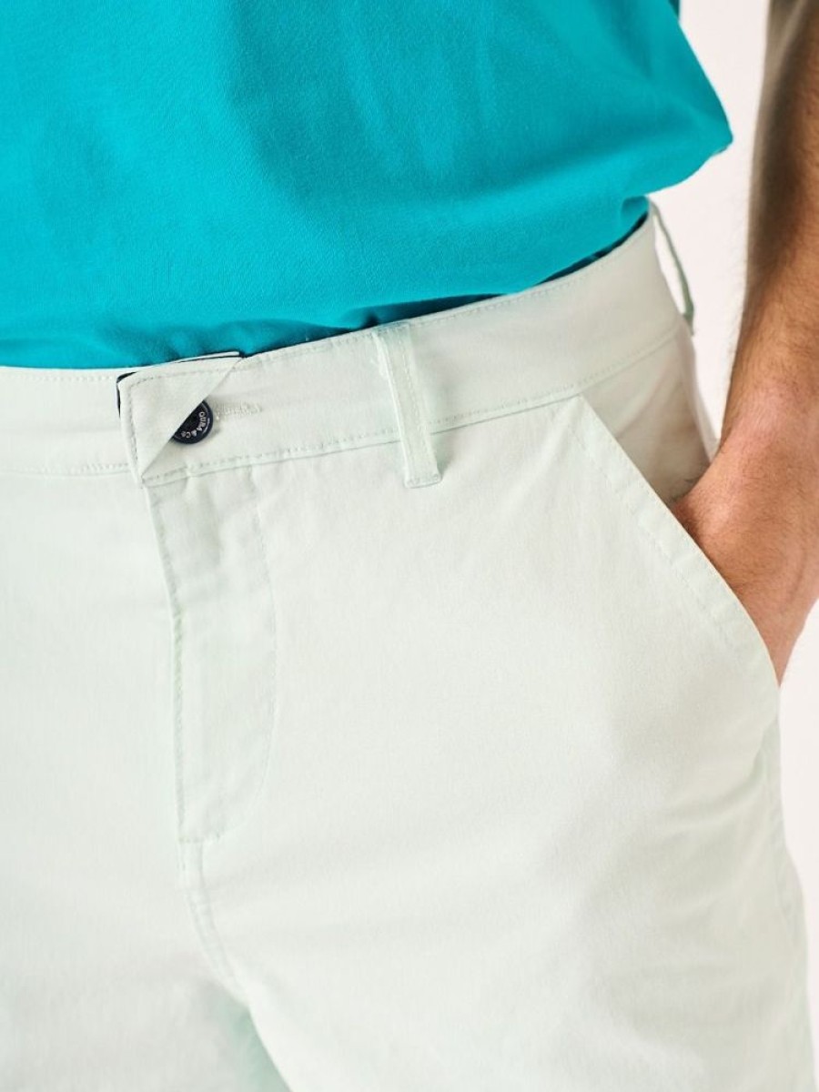 Quba & Co Sanford Chino Shorts Cool Mint Green Clearance