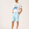 Quba & Co Sanford Chino Shorts Splash Blue Best