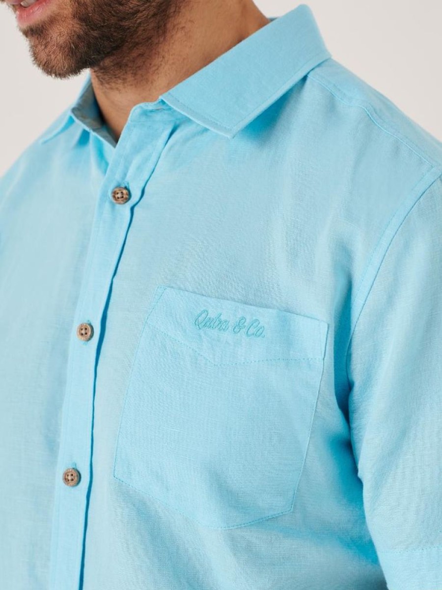 Quba & Co Winster Shirt Light Blue Best