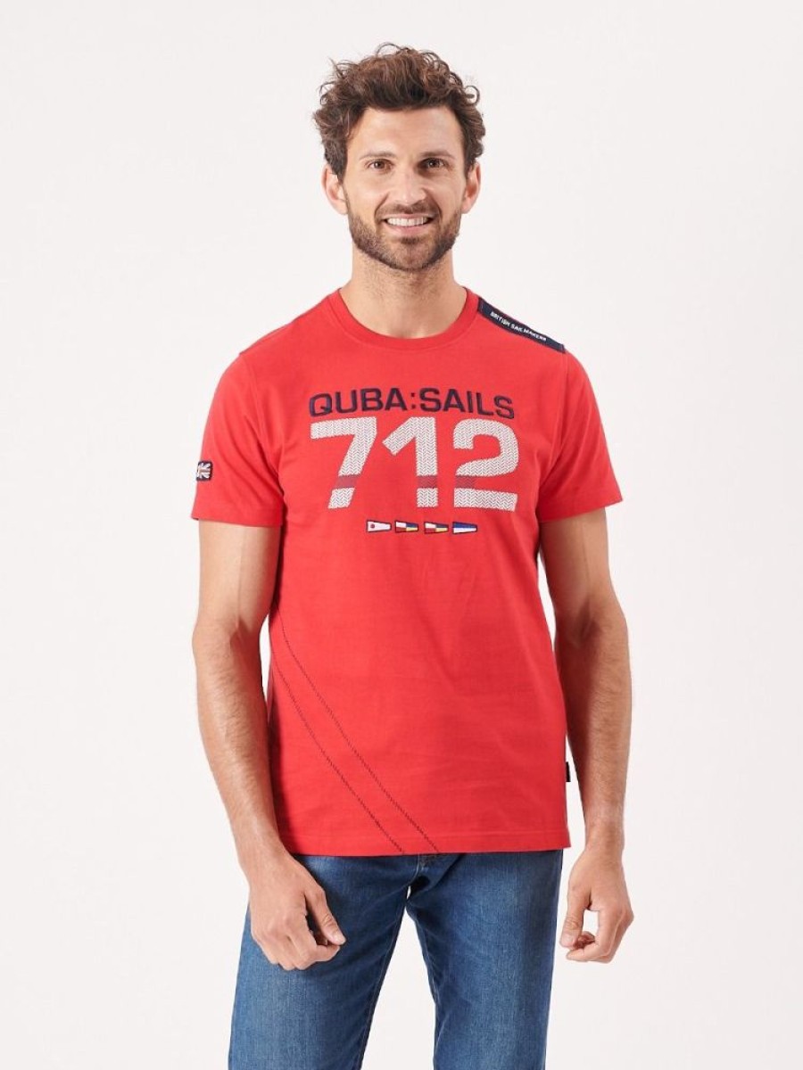 Quba & Co Nivo X-Series Red Quba Sails Graphic T-Shirt New