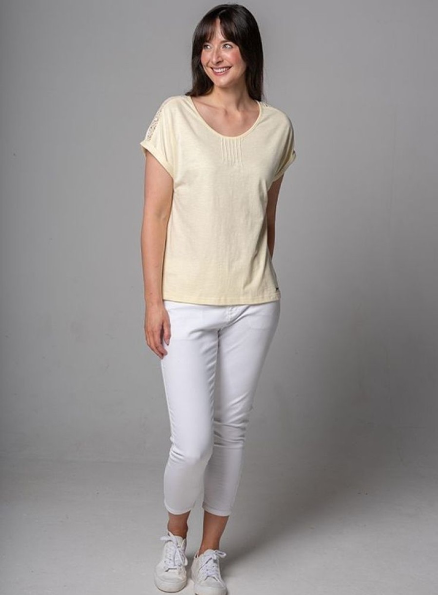 Quba & Co Rosa Top - Lemon Drop Yellow Wholesale