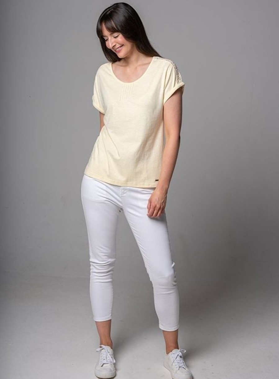 Quba & Co Rosa Top - Lemon Drop Yellow Wholesale