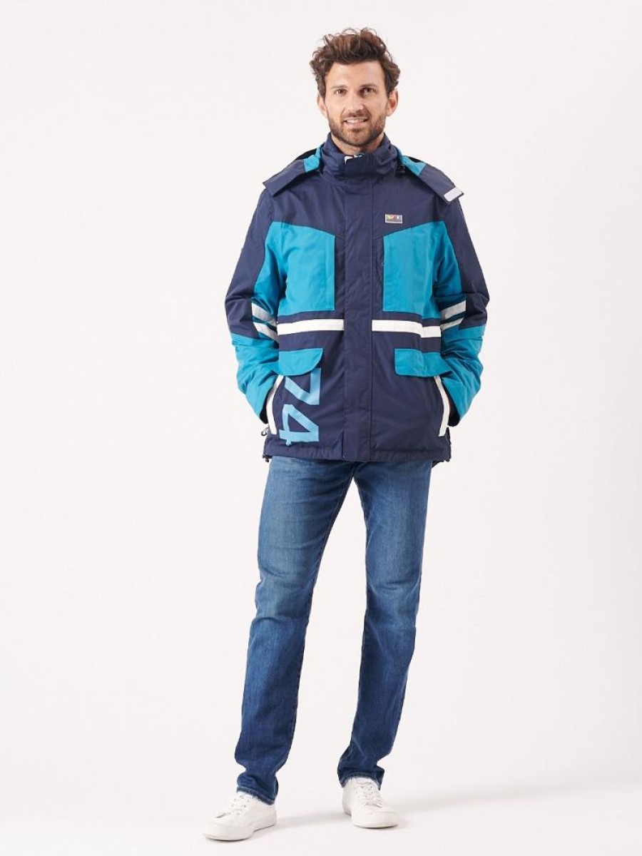 Quba & Co Jorgen X-Series Navy And Blue Sailing Jacket Wholesale