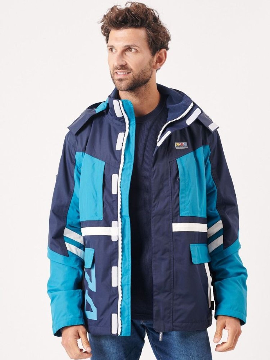 Quba & Co Jorgen X-Series Navy And Blue Sailing Jacket Wholesale