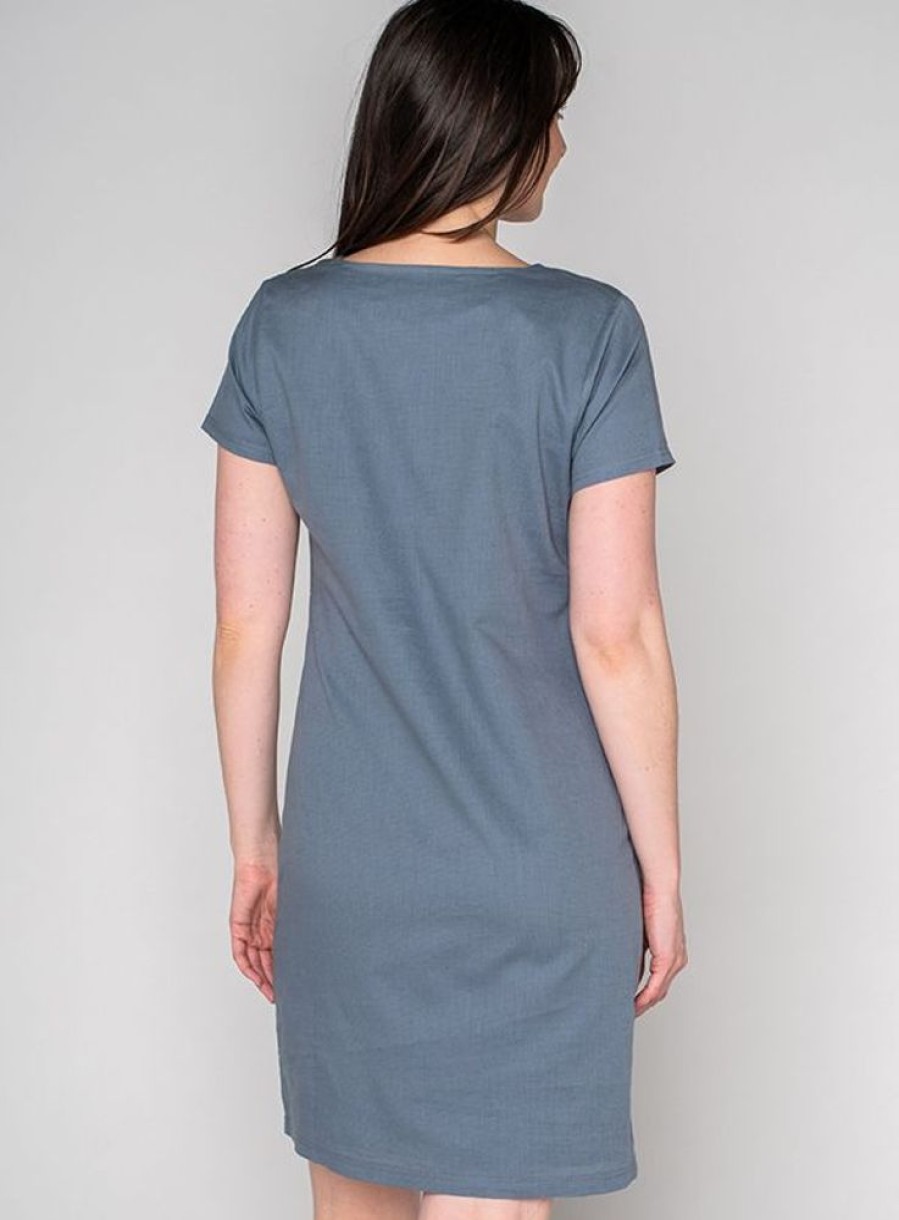 Quba & Co Patty Dress - Slate Blue Best