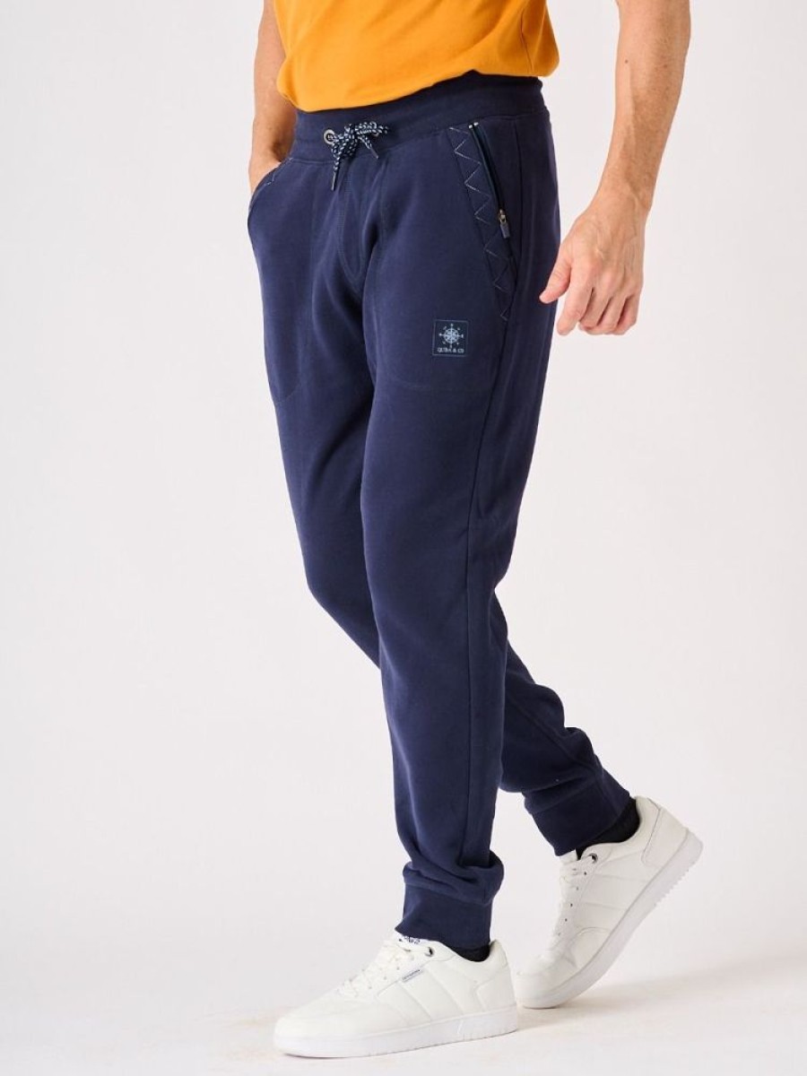 Quba & Co Navy Lifestyle Cuffed Joggers - Praden New