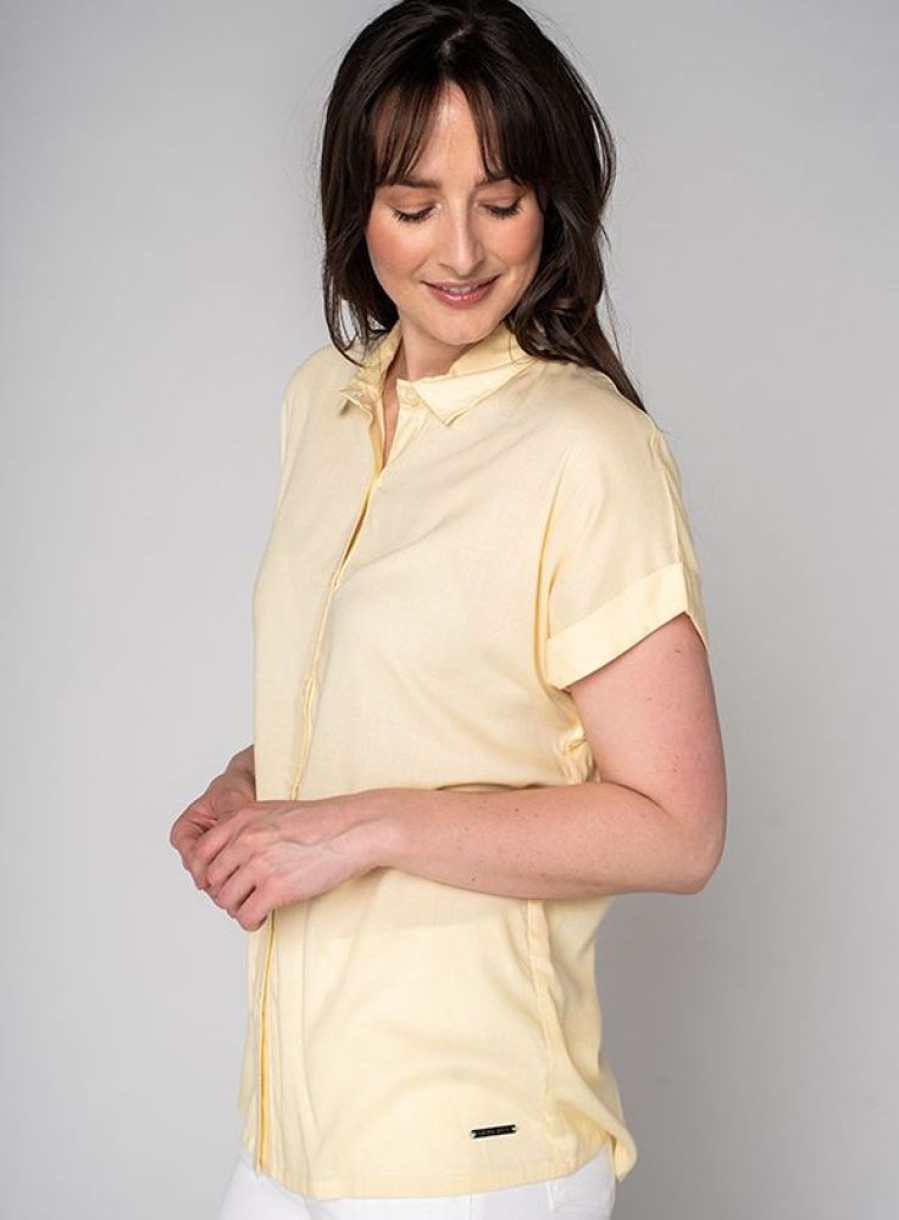 Quba & Co Savannah Shirt - Lemon Drop New