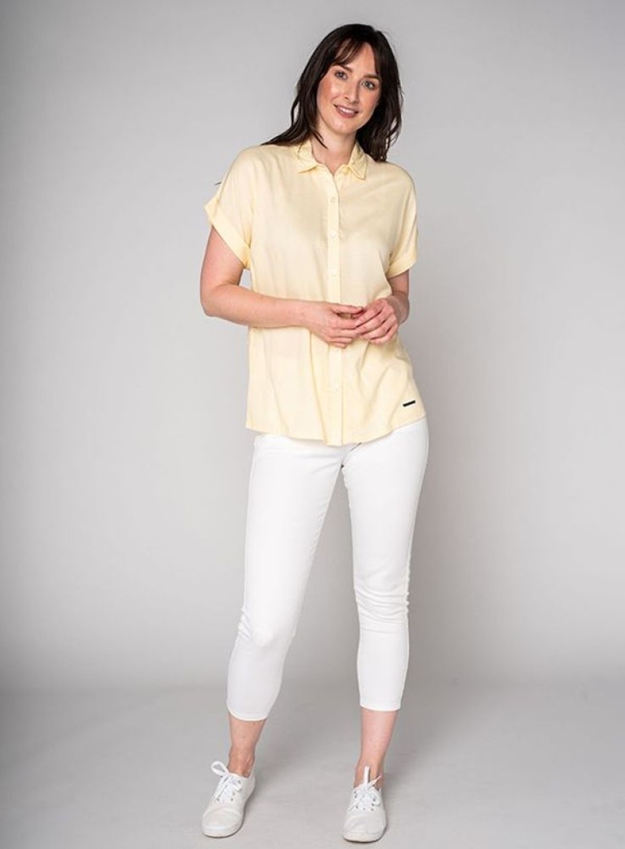 Quba & Co Savannah Shirt - Lemon Drop New