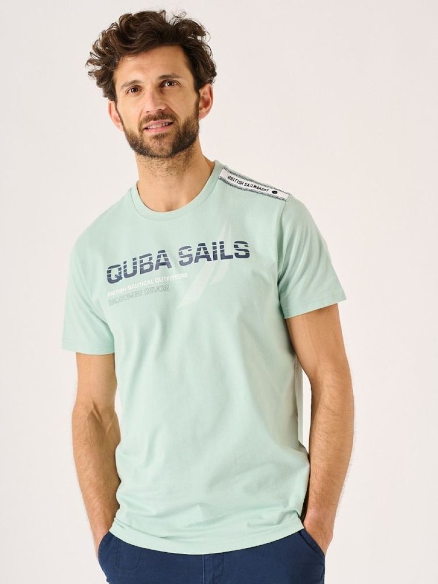 Quba & Co Wetherall X-Series Quba Sails Mint Green T-Shirt Clearance