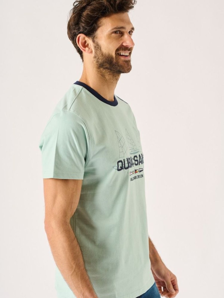 Quba & Co Eban X-Series Quba Sails Green T-Shirt Hot