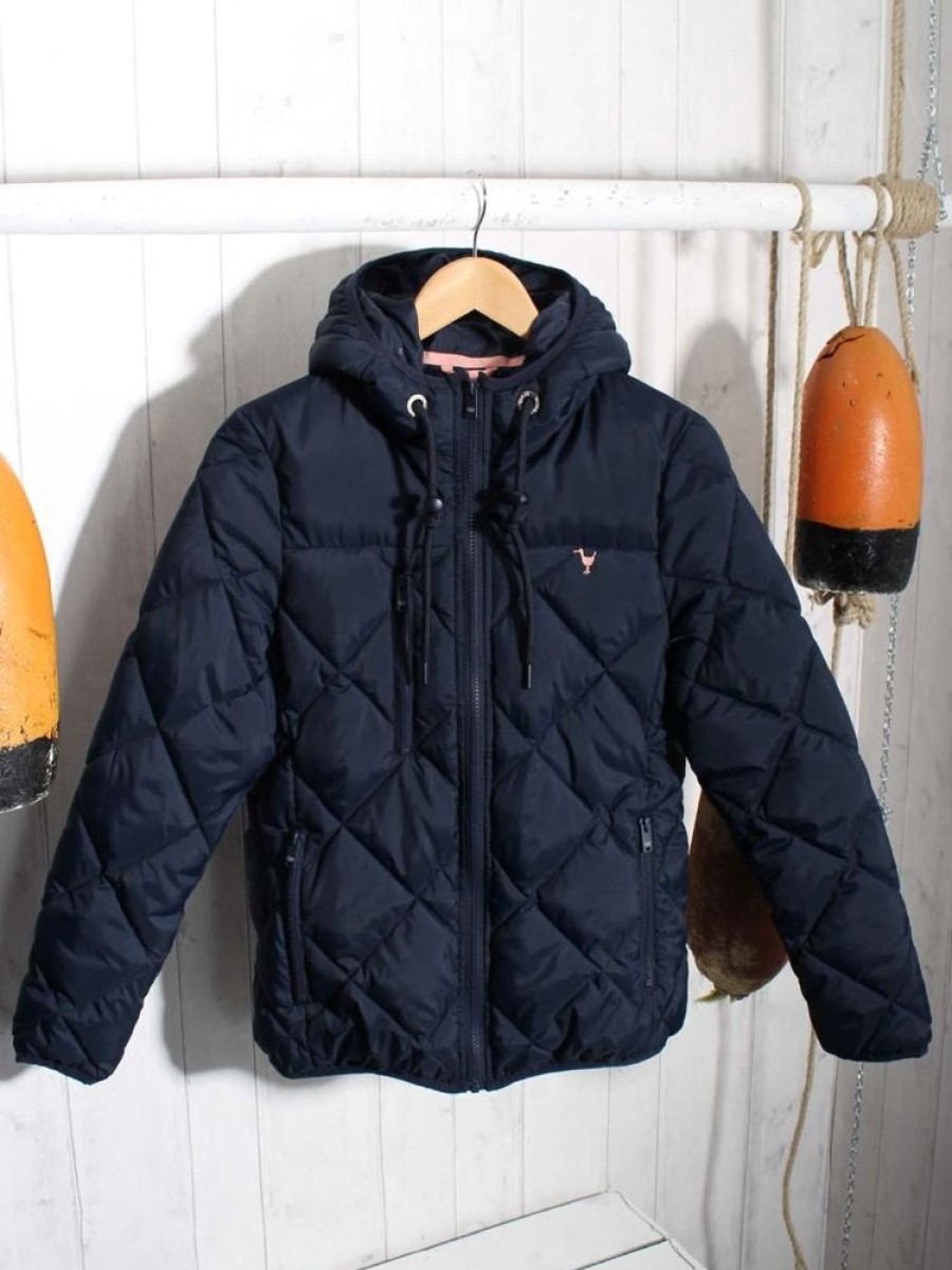 Quba & Co Elworthy Navy Padded Jacket Best