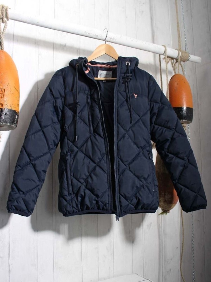 Quba & Co Elworthy Navy Padded Jacket Best