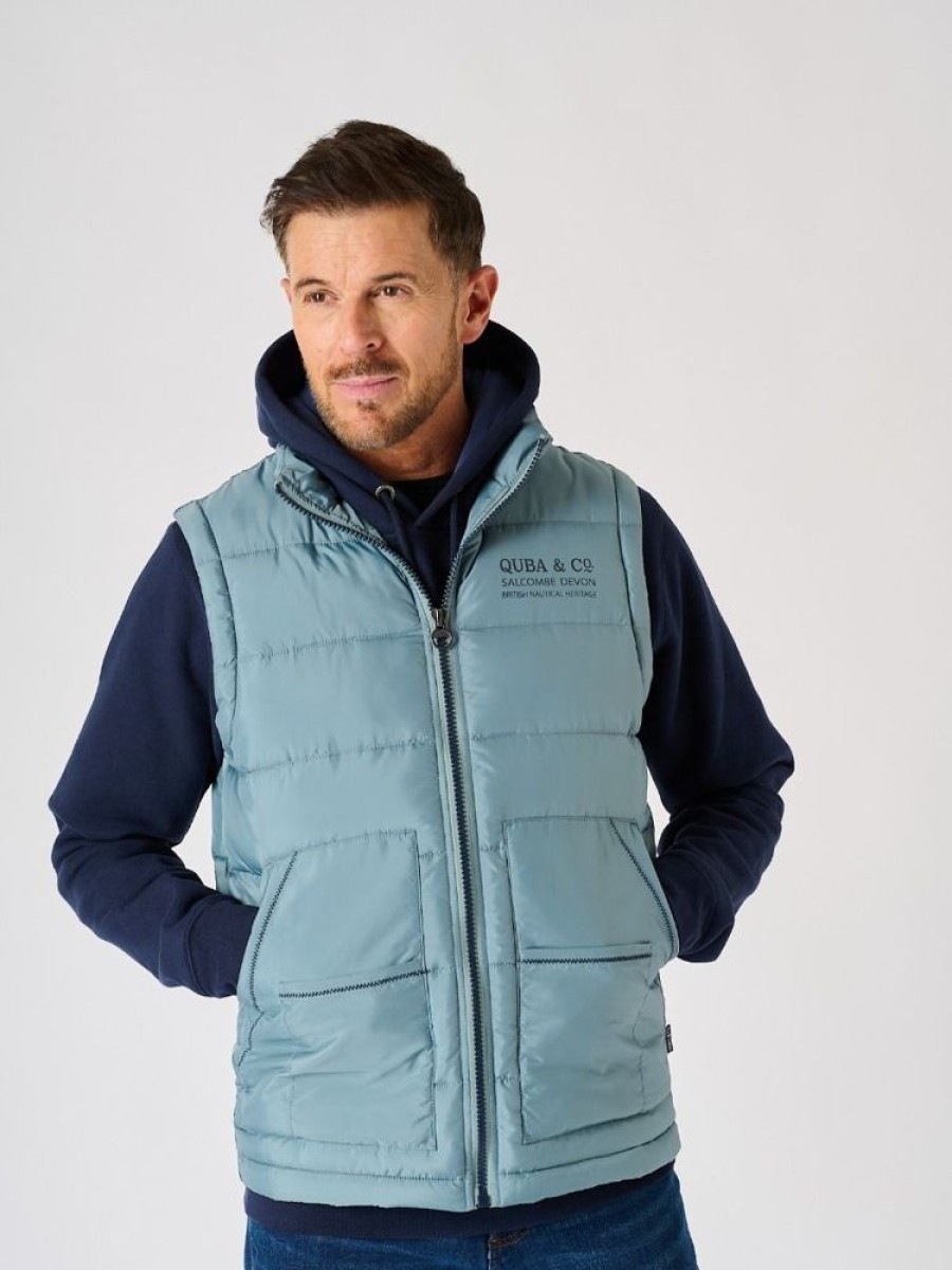 Quba & Co Blue Patch Pocket Gilet - Jeswint Best