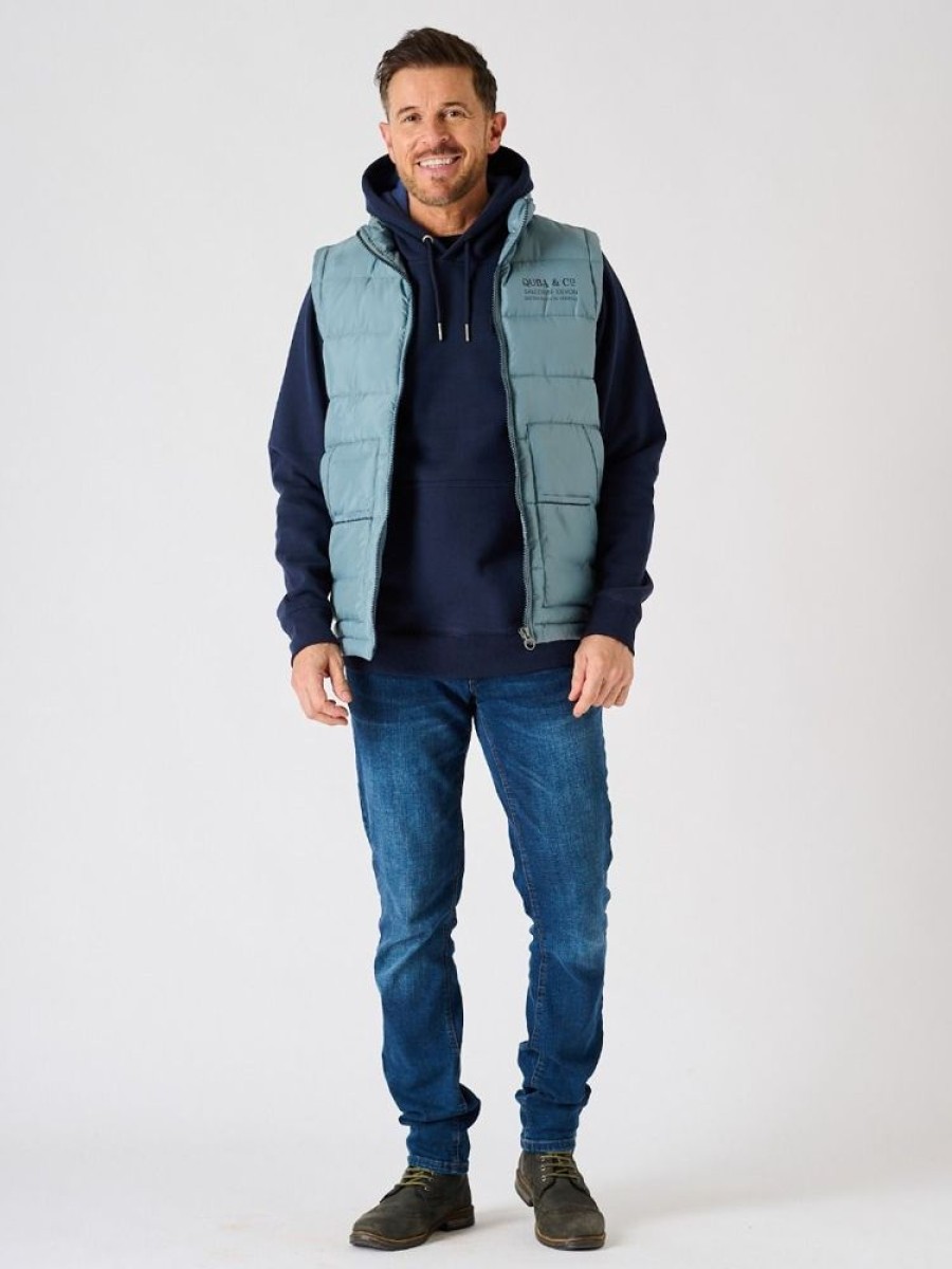 Quba & Co Blue Patch Pocket Gilet - Jeswint Best