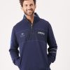 Quba & Co Navy X-Series Zip Neck Sweatshirt - Willisau Clearance