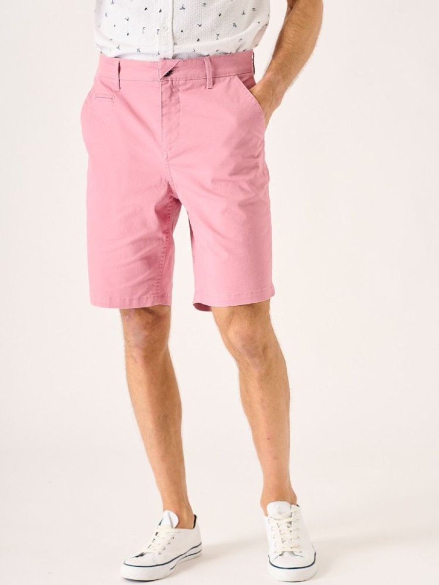 Quba & Co Sanford Chino Shorts Pink New