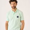 Quba & Co Prescott Lifestyle Polo Shirt Mint Green New