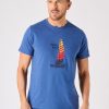 Quba & Co Blue Quba And Co Boat Print T-Shirt - Collum New