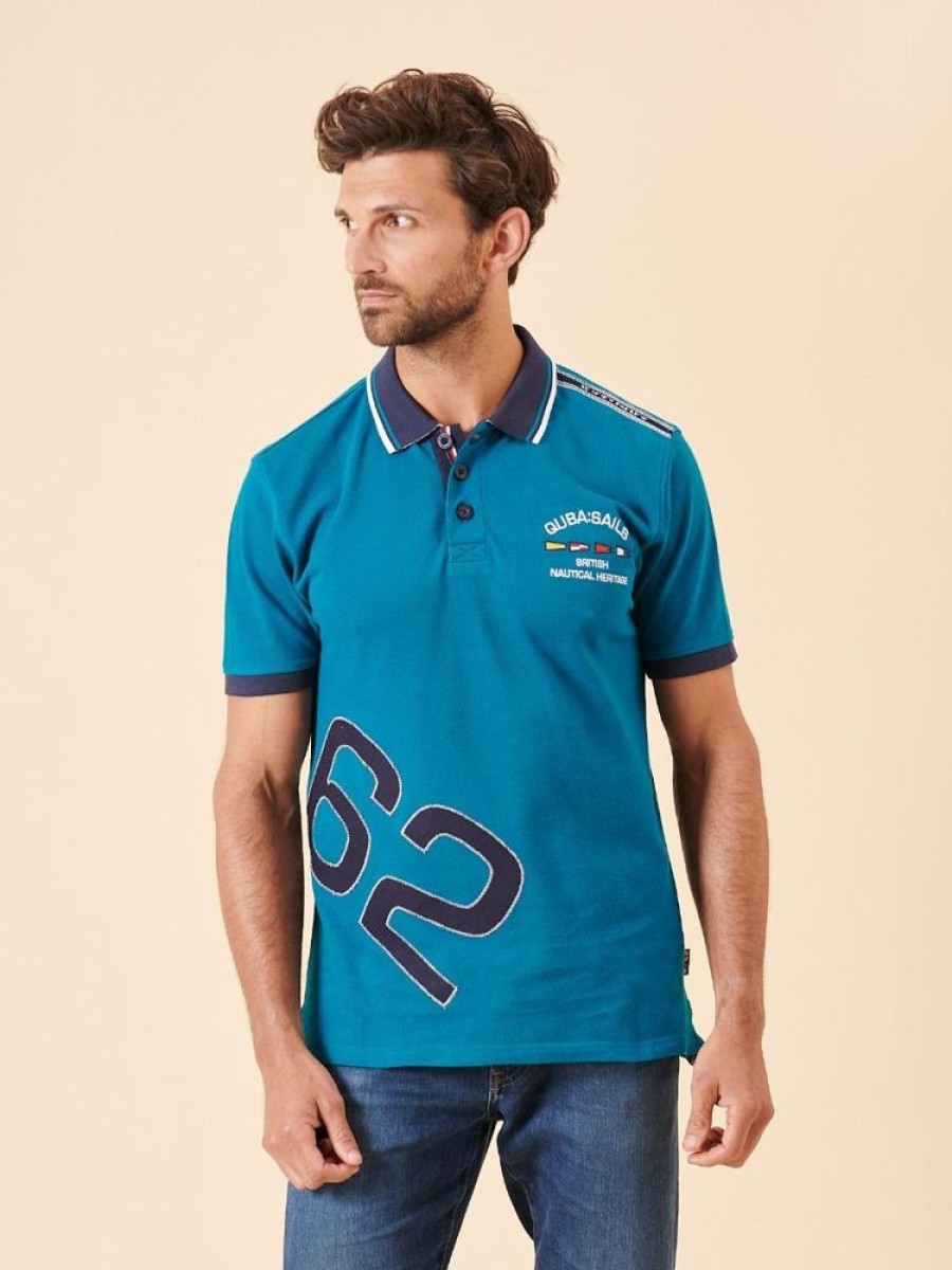 Quba & Co Madrano X-Series Blue Polo Shirt Clearance