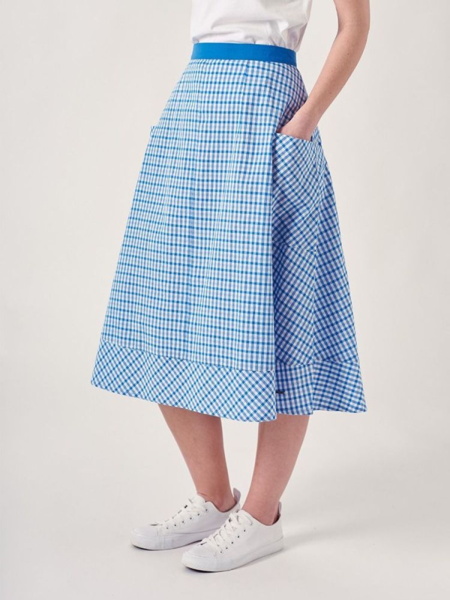 Quba & Co Conney Gingham Skirt New