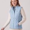 Quba & Co Lamium Blue Showerproof Quilted Gilet Clearance